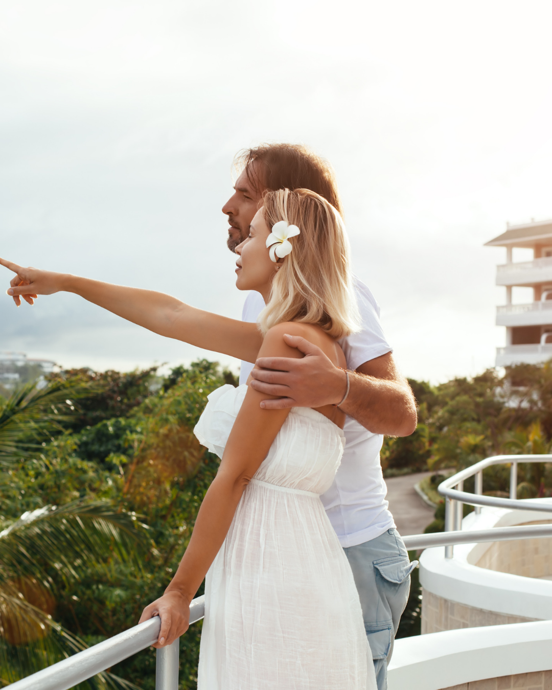 Romantic couple vacation